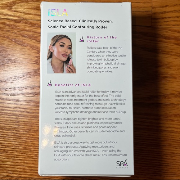 *NEW* Sonic Facial Contouring Roller ISLA Spa Sciences Rechargeable - Picture 4 of 4